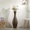 Uniquewise Modern Decorative Brown Textured Design Floor Flower Vase, for Living, Entryway or Dining, 31 inch QI004194 - alternate 8